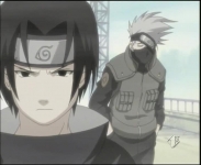 Sasuke e Kakashi